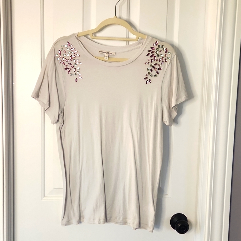 Express One Eleven gem studded shoulders